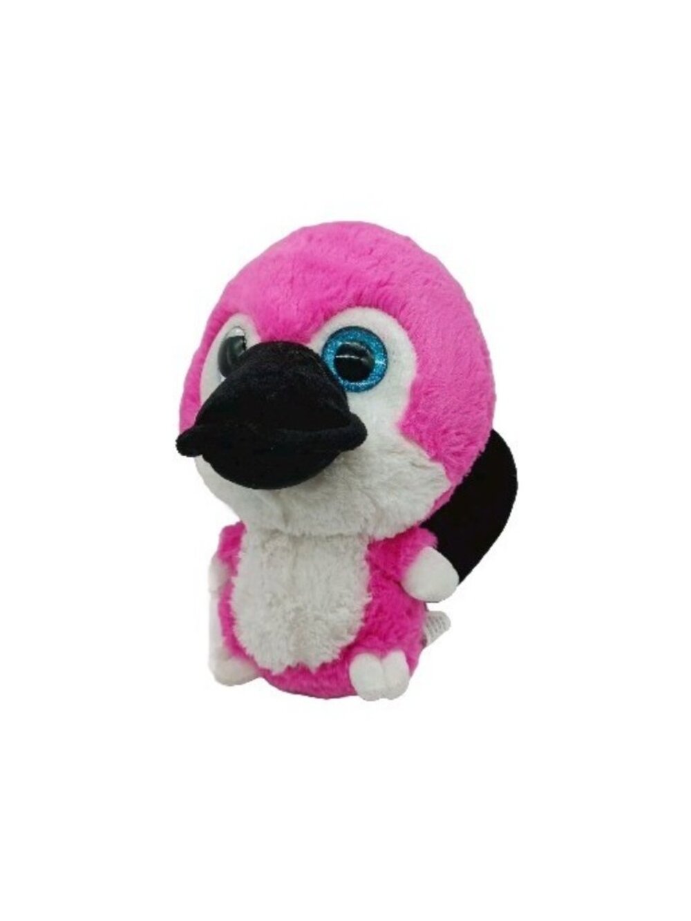 Pink White Plush Beaver Or Platypus Stuffed Animal 9" Ideal Toys Direct READ